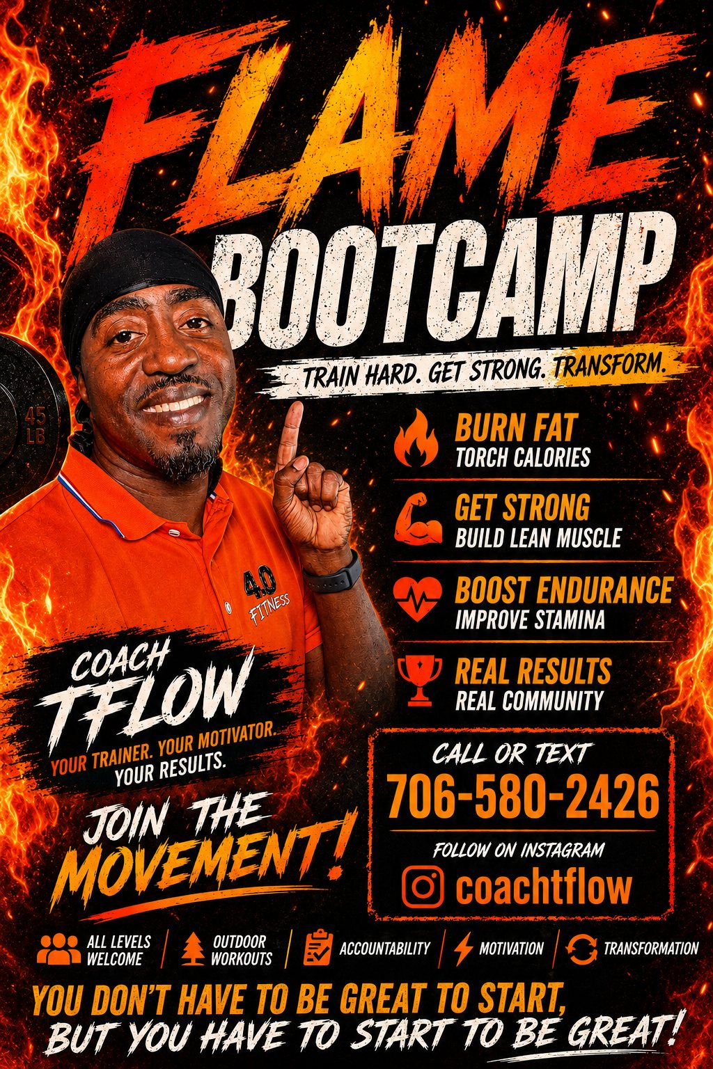 Coach T Flow Flame Bootcamp